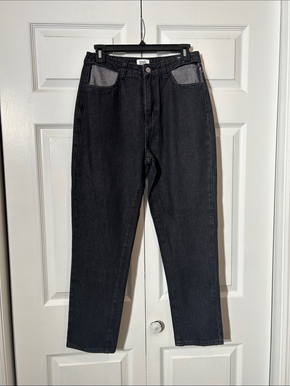 NEW Simple Society Super High Rise jeans Size 5 / 27 Black